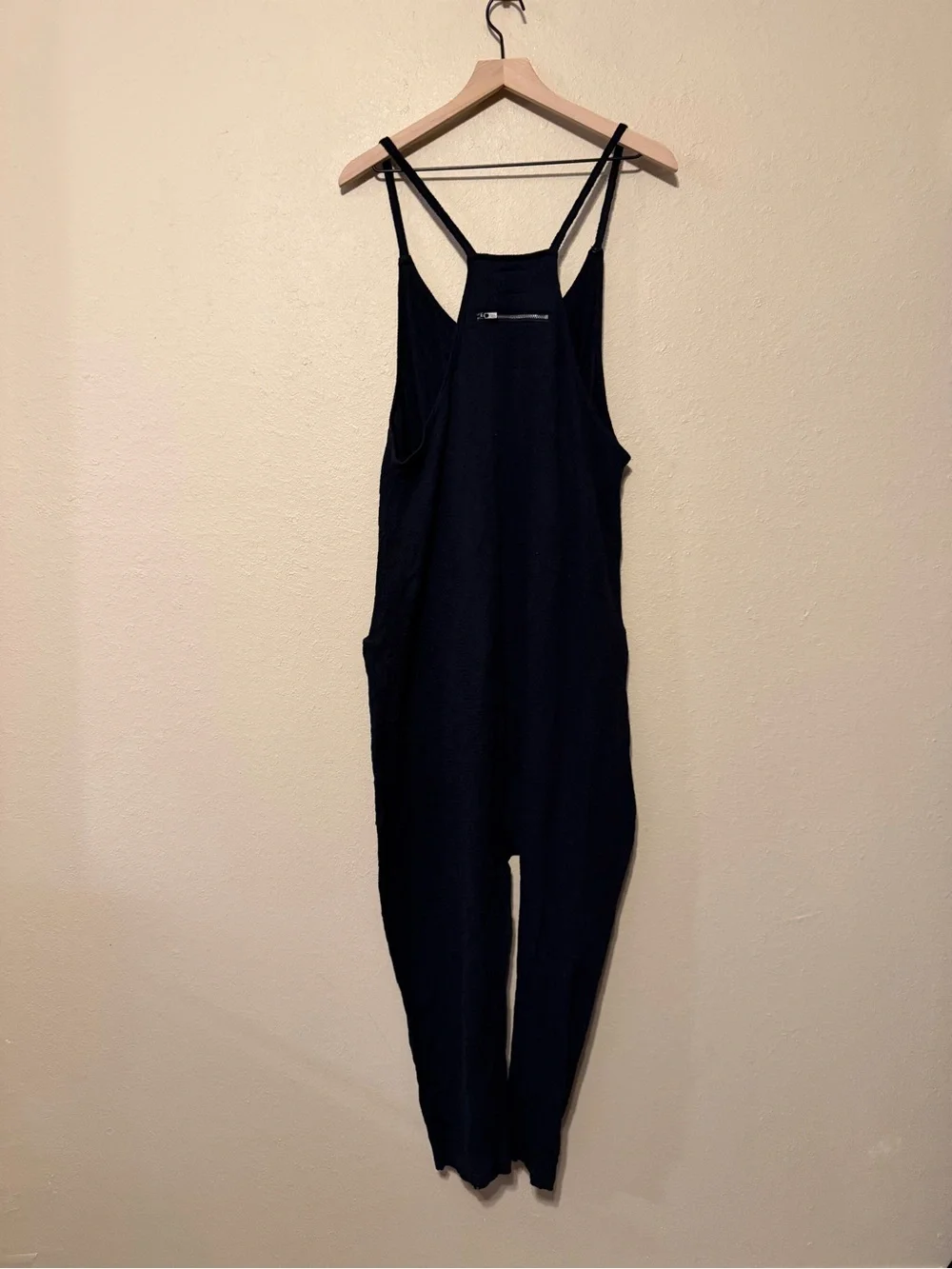Free People Movement Black Hot Shot Cable Onesie